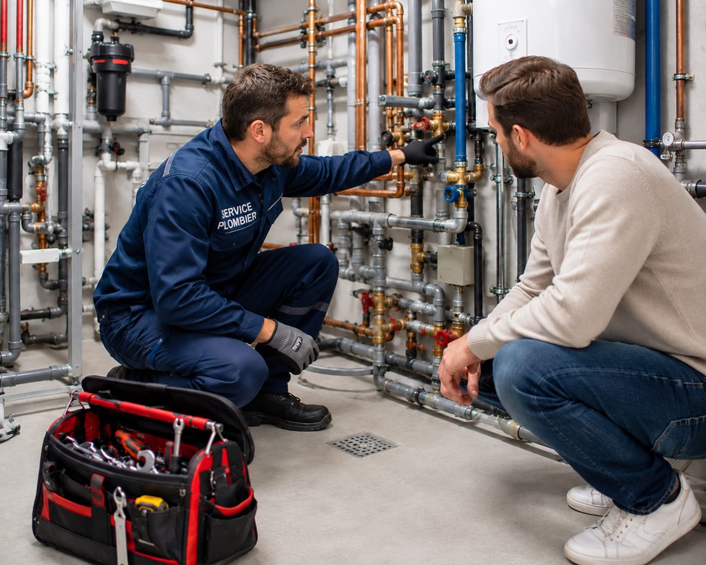 Service Plombier - intervention à domicile