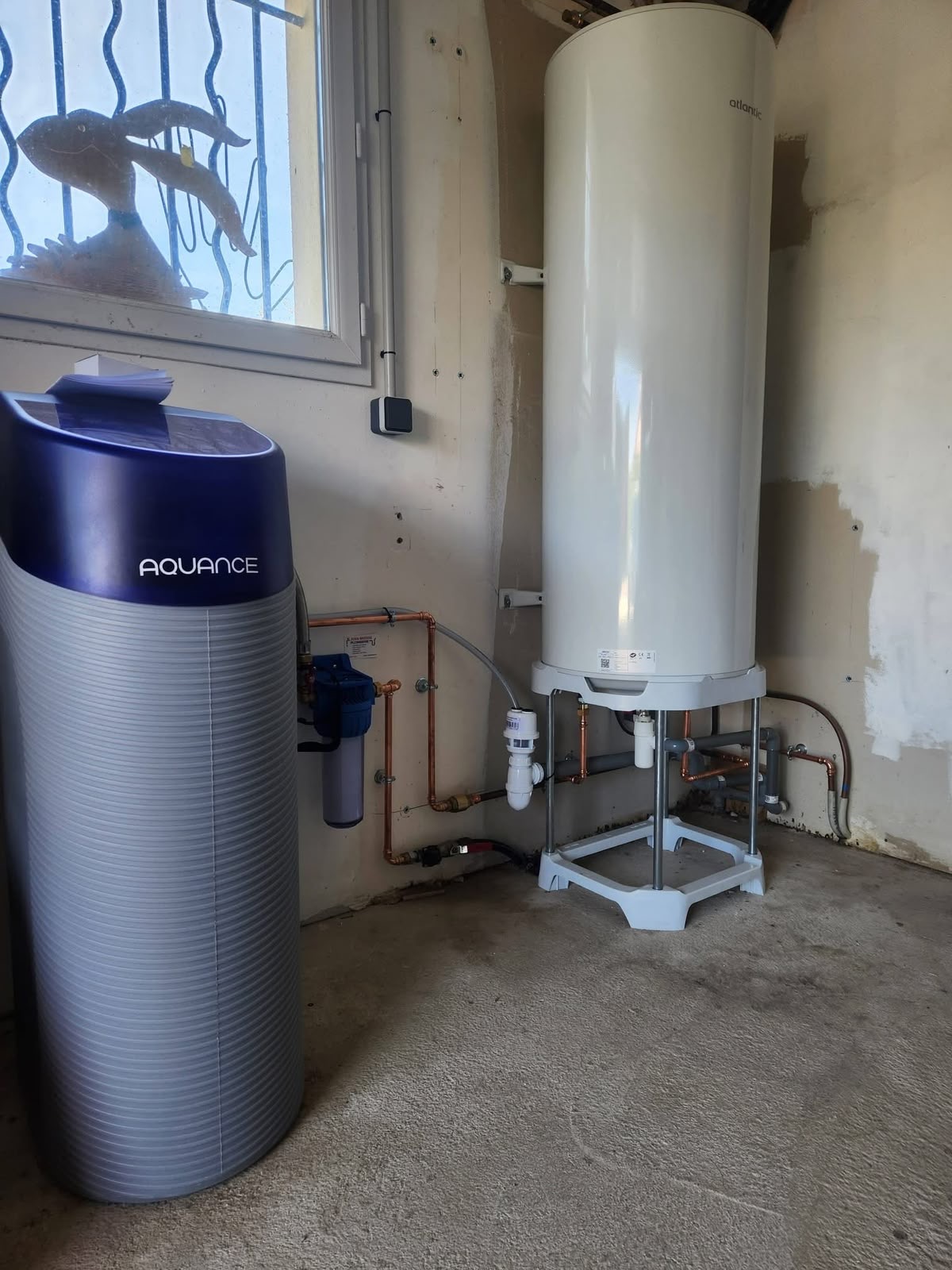 Installation adoucisseur et filtration complète