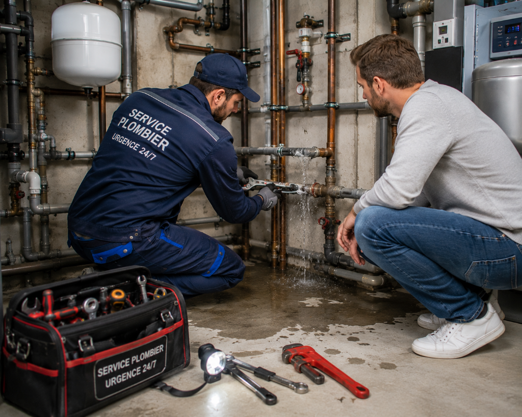 Service d'urgence plomberie 24/7