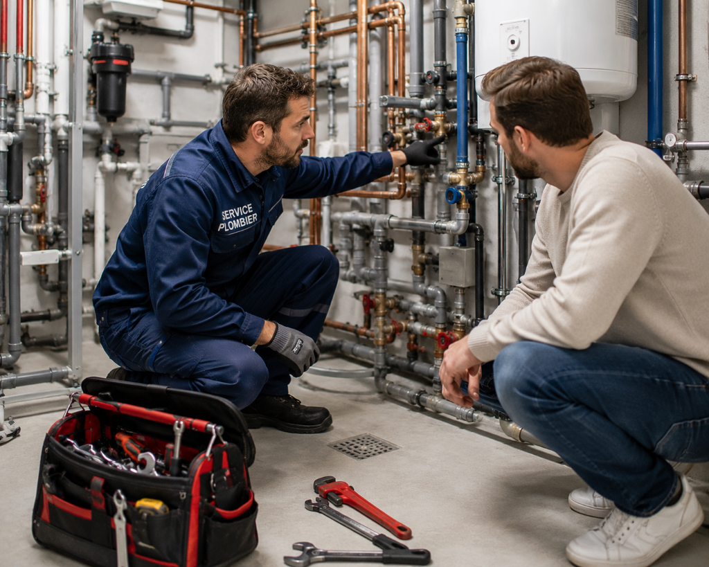 Service Plombier - intervention à domicile