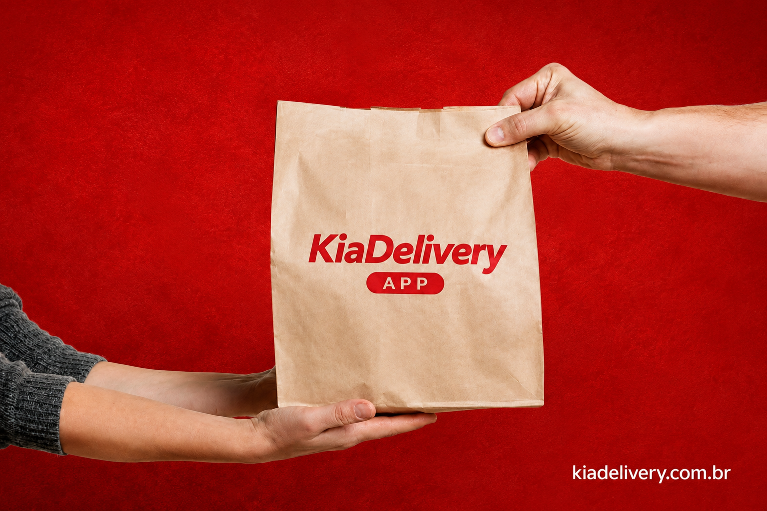 Entrega de sacola KiaDelivery APP