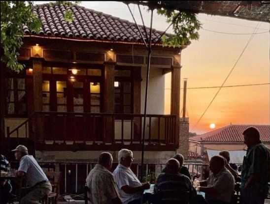 Sunset at Platano