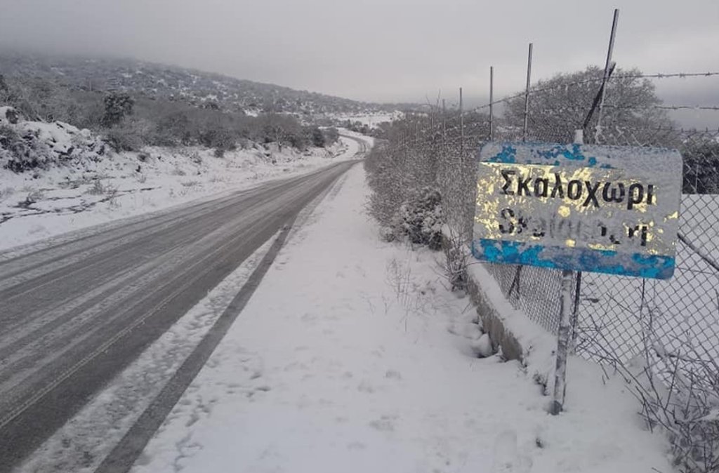 Winter in Skalohori