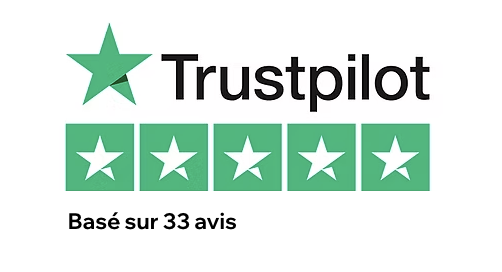 Trustpilot — Basé sur 33 avis