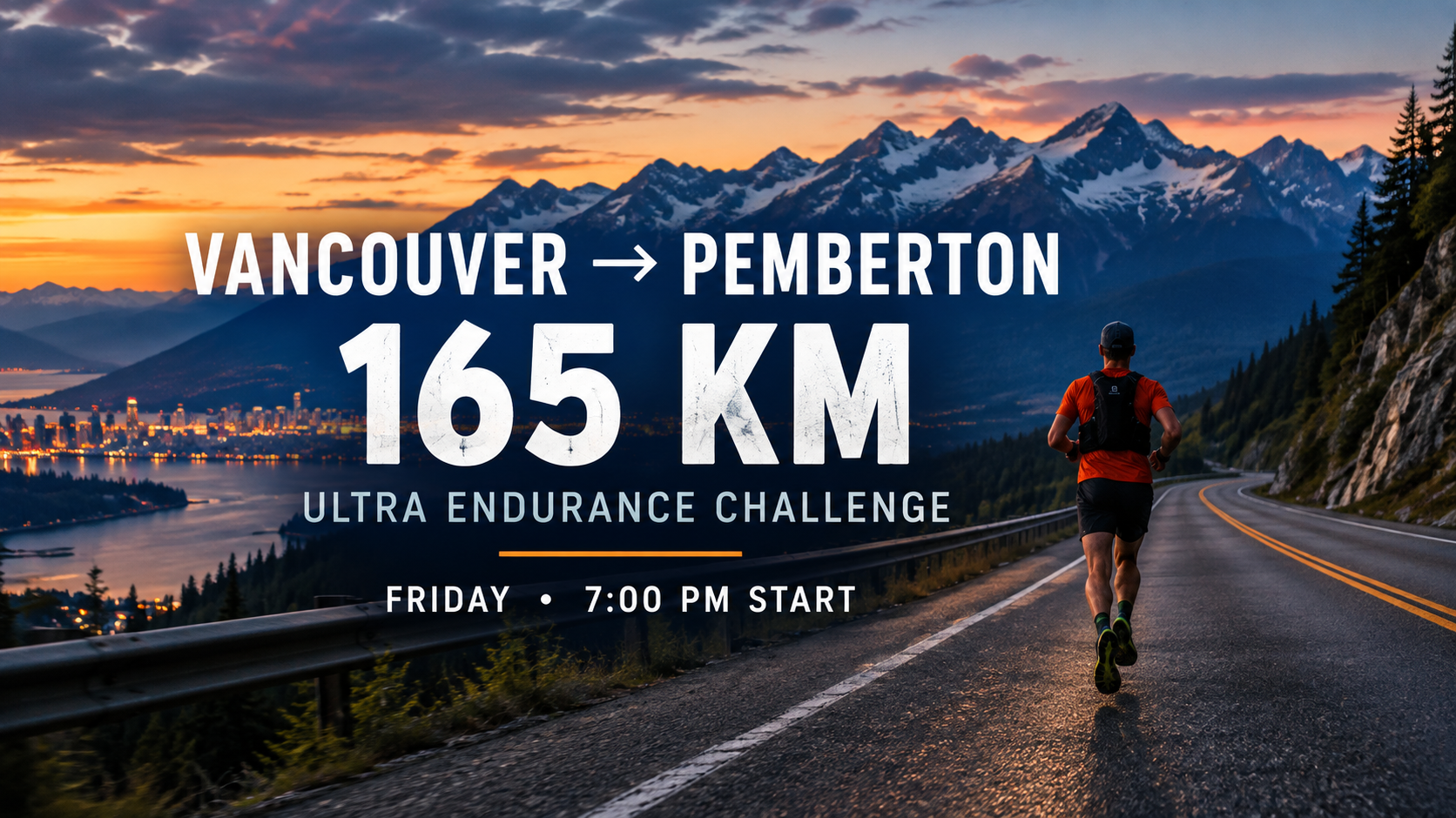Vancouver to Pemberton 165 km endurance run