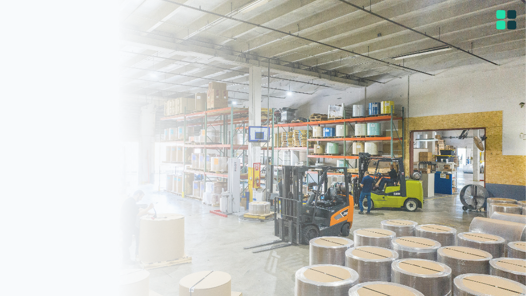 Industrial manufacturing warehouse