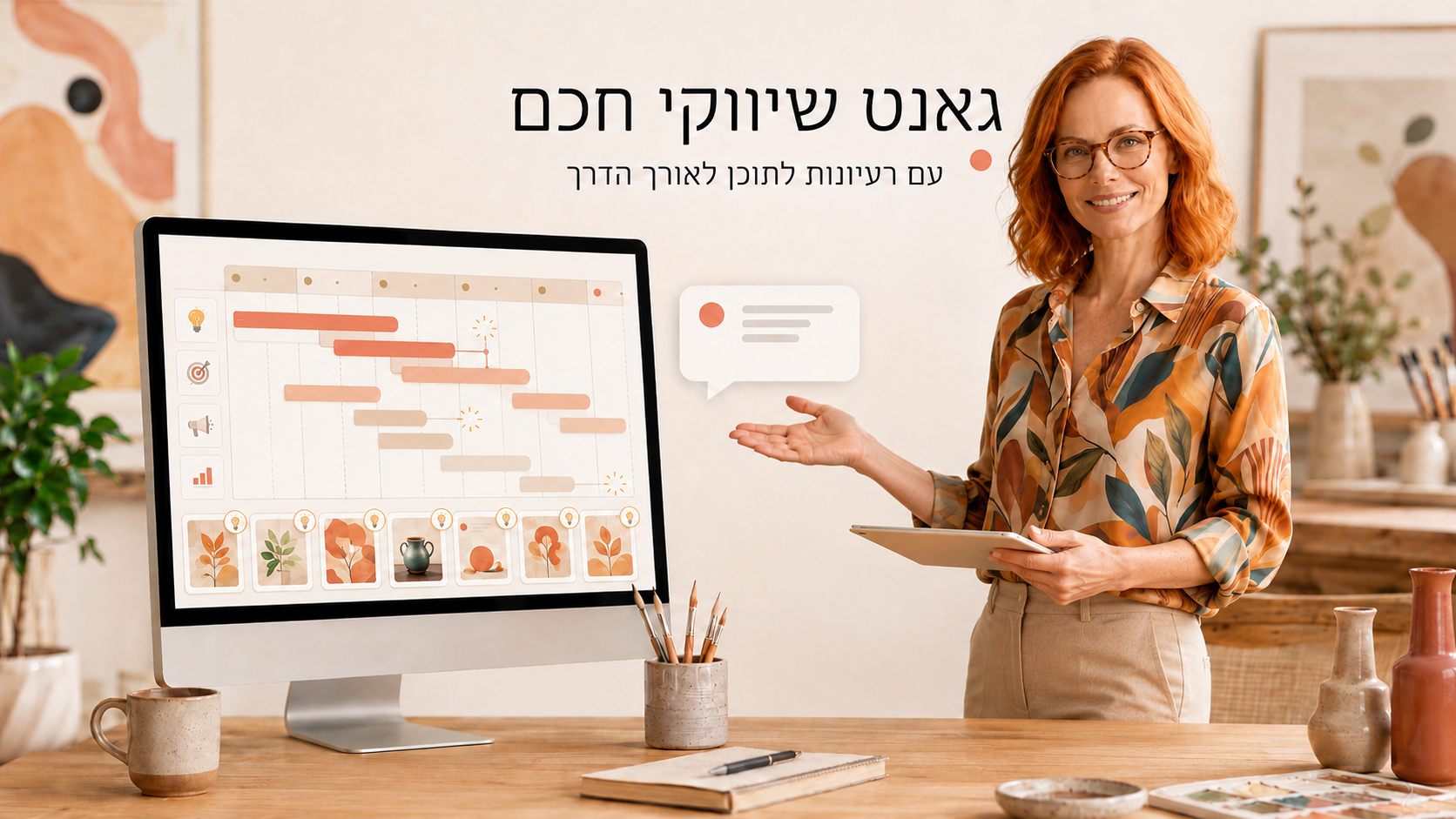גאנט שיווקי חכם