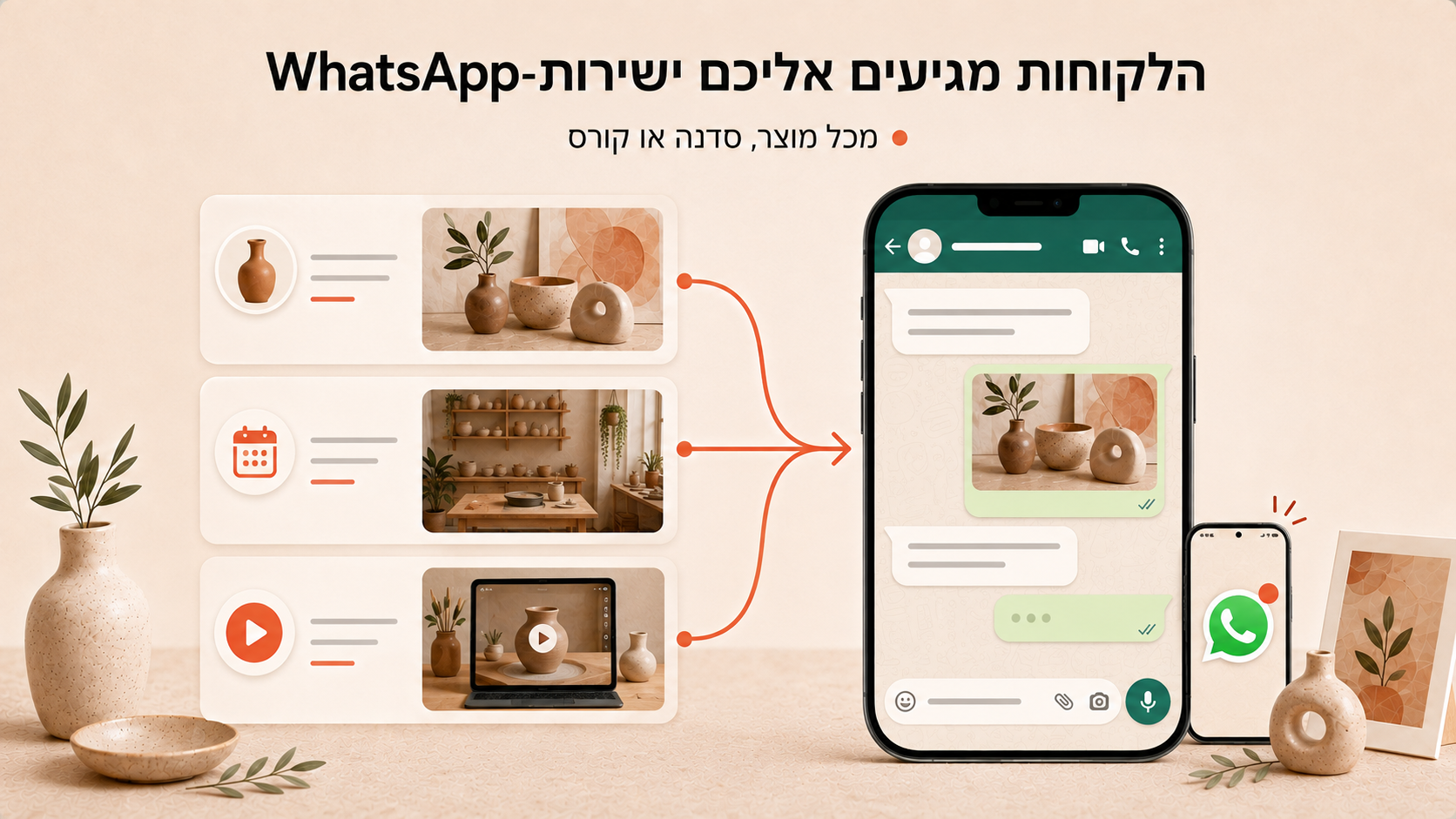 פניות ישירות ב-WhatsApp