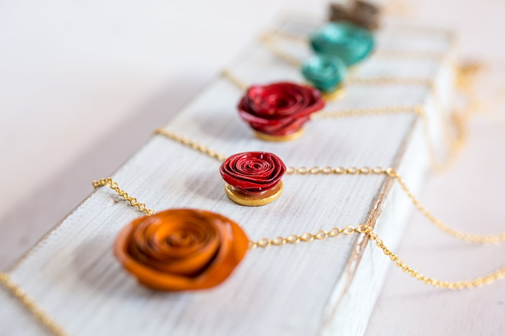 Paper jewelry creation 1