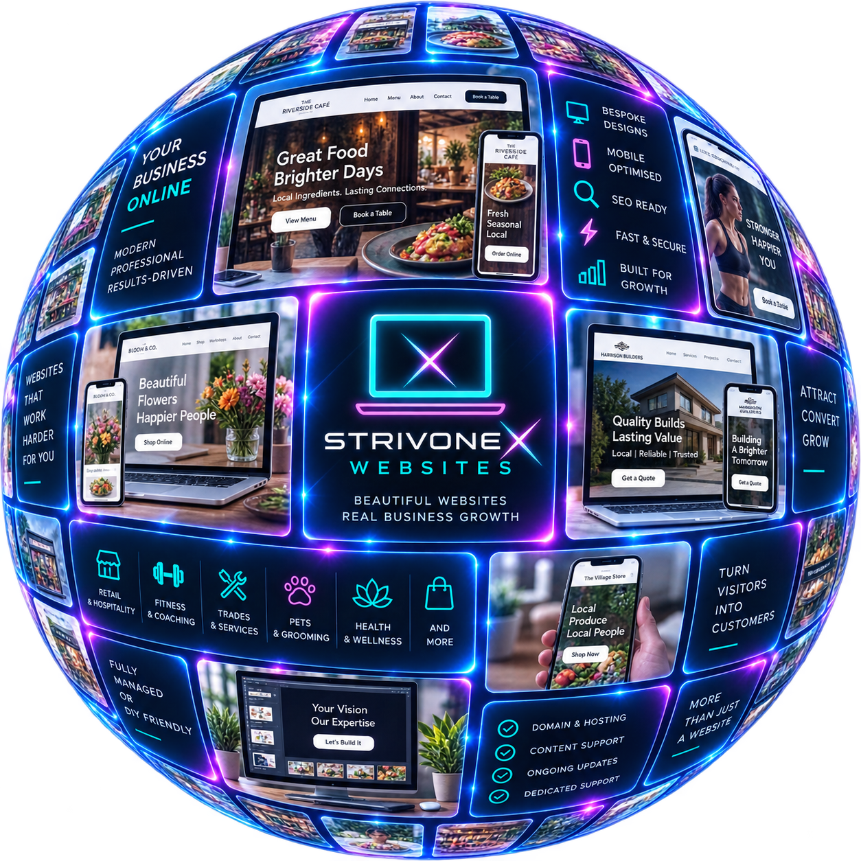 STRIVONEX WEBSITES