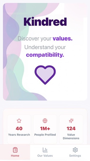 Kindred app screenshot