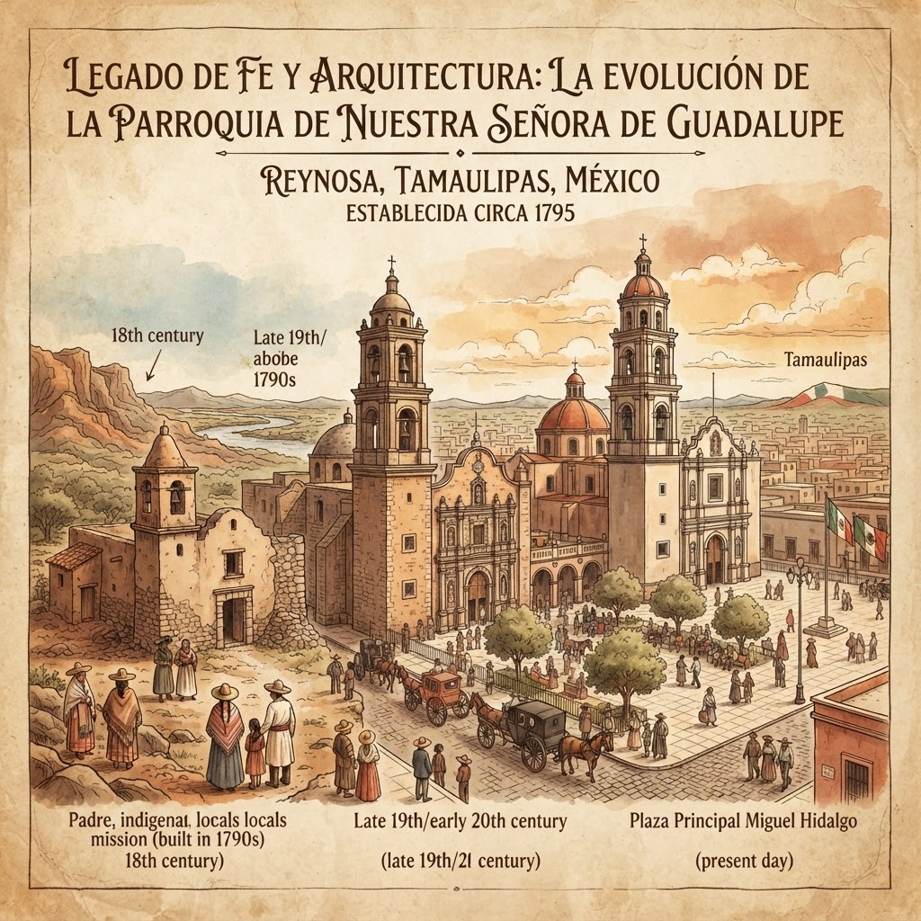 Legado de Fe y Arquitectura: La Evolución de la Parroquia de Nuestra Señora de Guadalupe