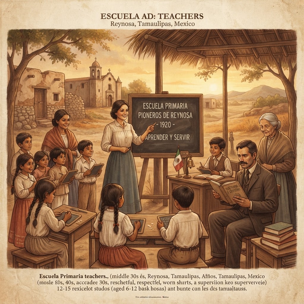 Legado Educativo y Vocación de Servicio: Los Maestros Pioneros de Reynosa