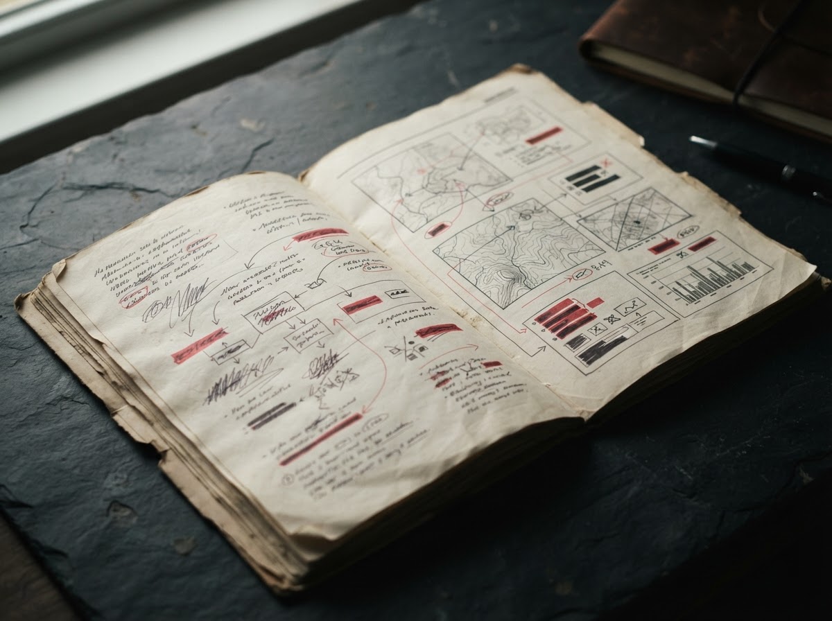 Illustrative paper investigation dossier