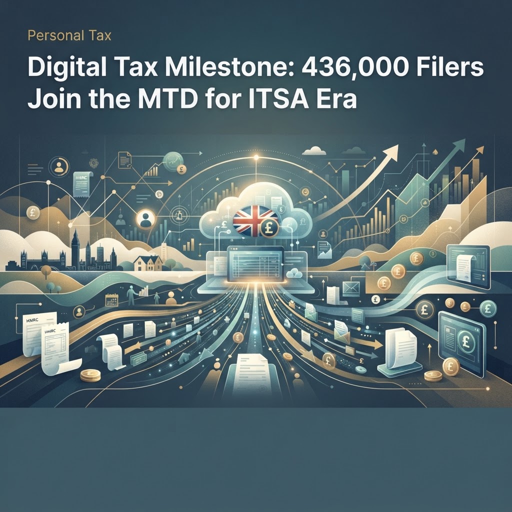 Digital Tax Milestone: 436,000 Filers Join the MTD for ITSA Era - Personal Tax guide by Montrogue Tax Advisors