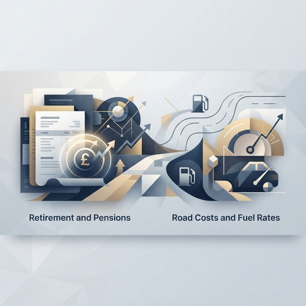 Retirement and Road Costs: HMRC Updates on Pensions and Fuel Rates - Personal Tax guide by Montrogue Tax Advisors