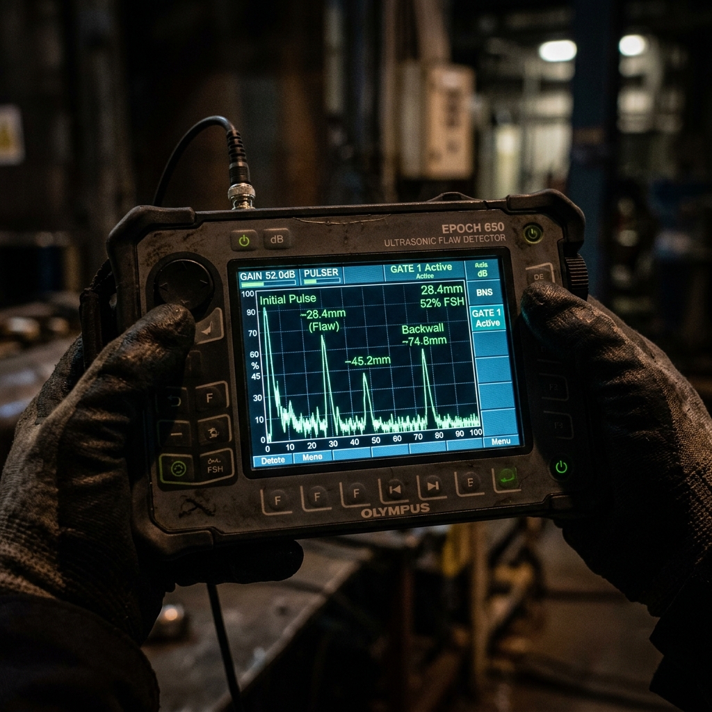 Inspección ultrasónica de composites