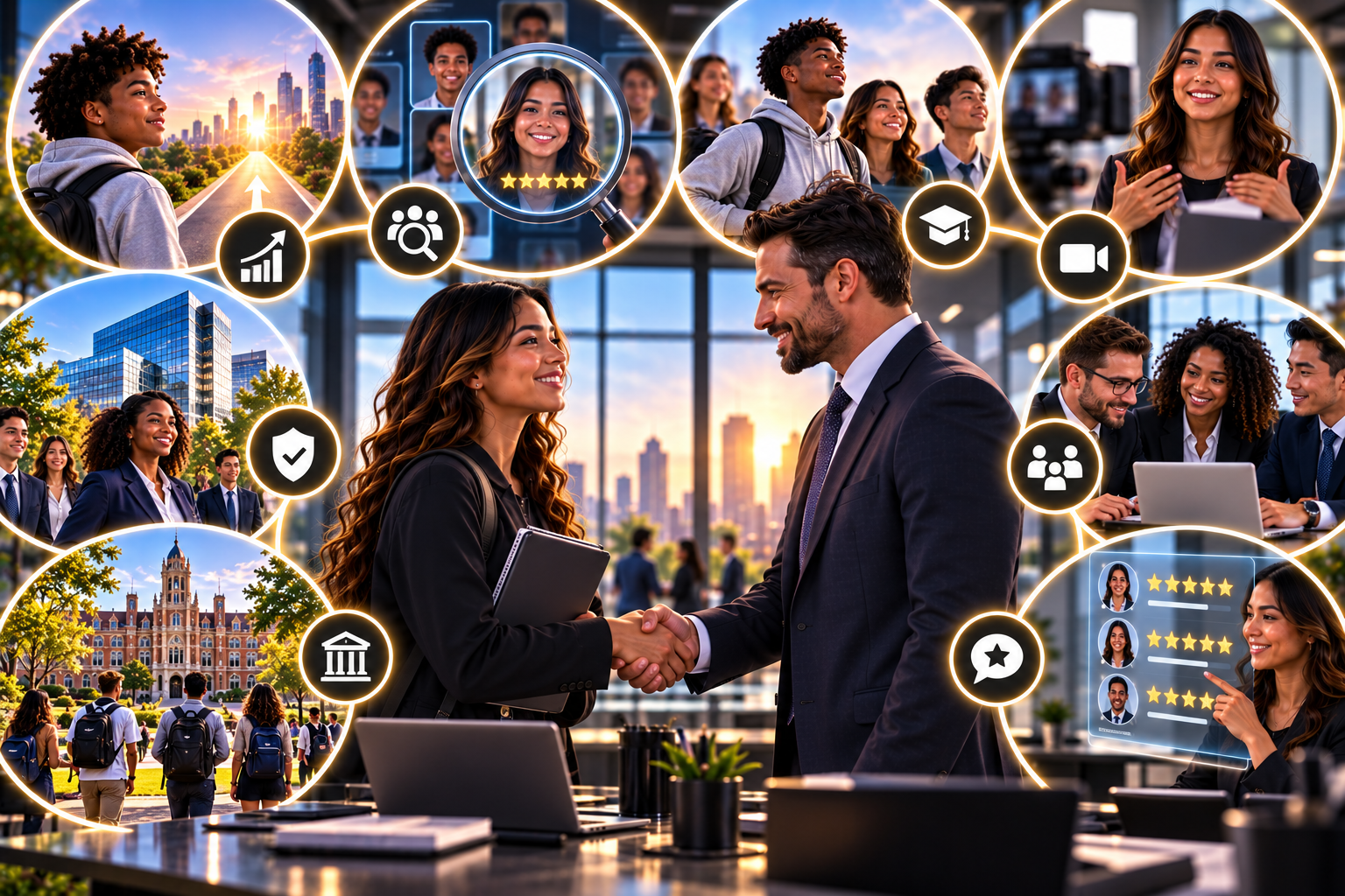 AccessStudents connects recruiters with verified talent through relationships, video profiles, and smart matching