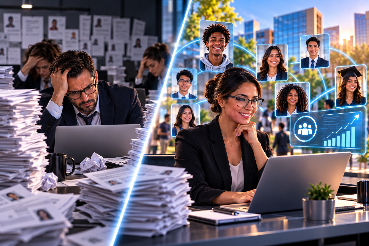 Why Choose AccessStudents - Traditional vs Modern Recruiting