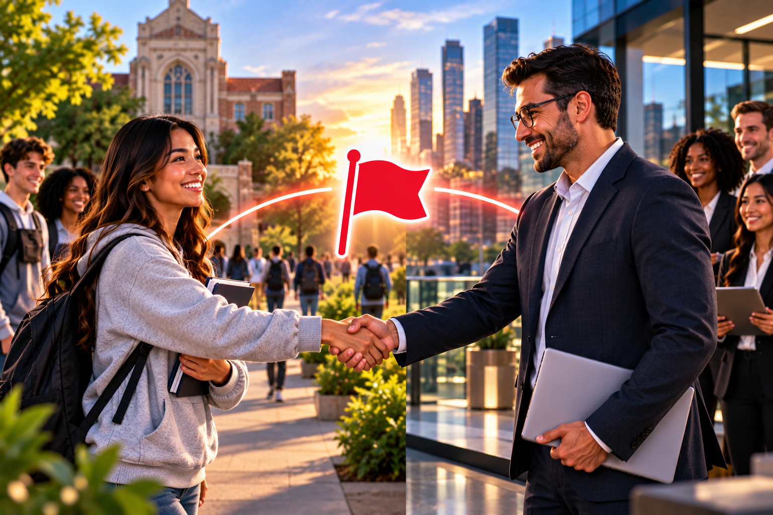 Red Flags aren't warnings — they're invitations connecting students and professionals