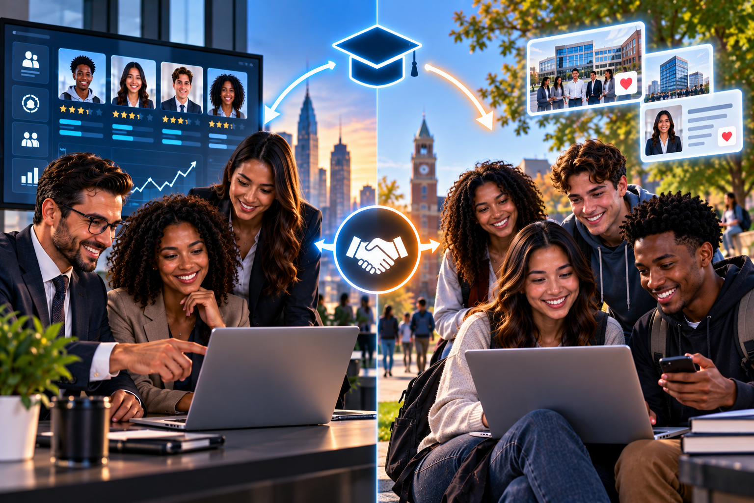 The Impact — recruiters and students connecting through the Red Flag System with mutual consent