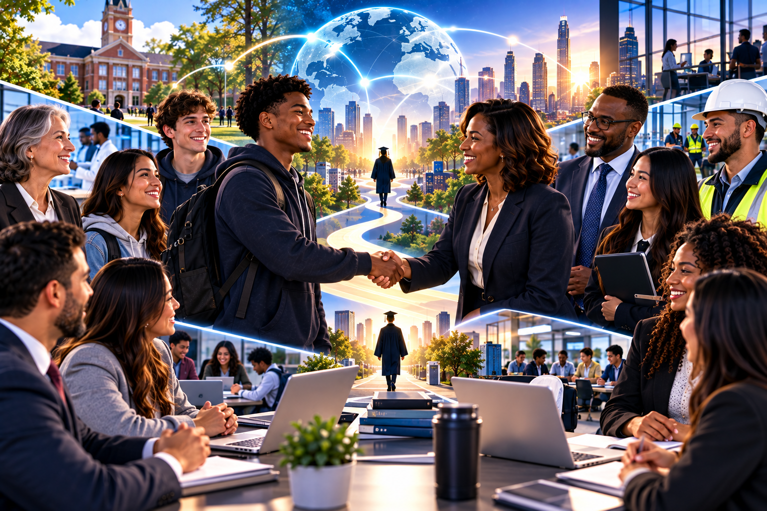 Build The Future Of Talent, Education & Workforce Opportunity — global connectivity between education and professional development