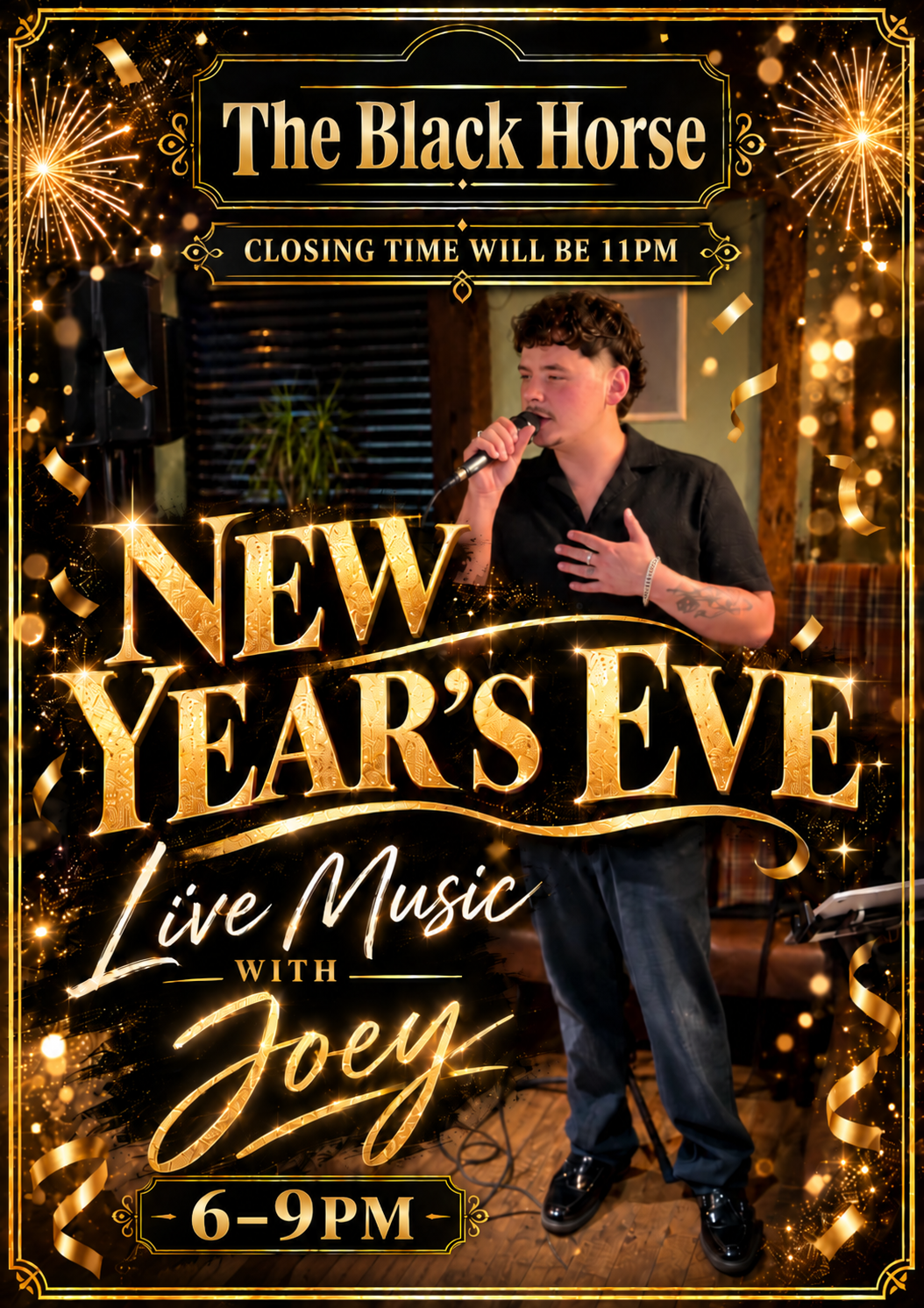 Live Music with Joey - New Year's Eve!