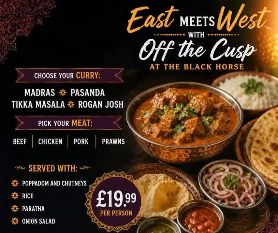 East Meets West Curry Night with Off the Cusk