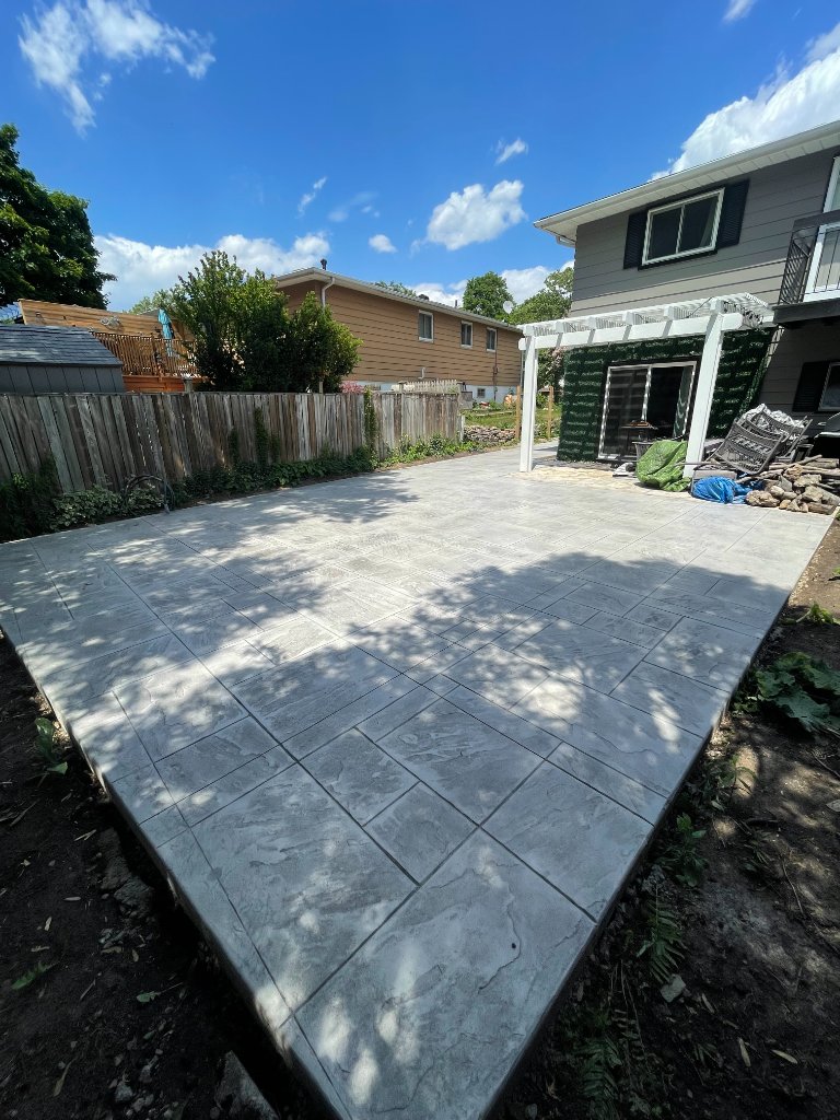 Concrete Hardscape project 1