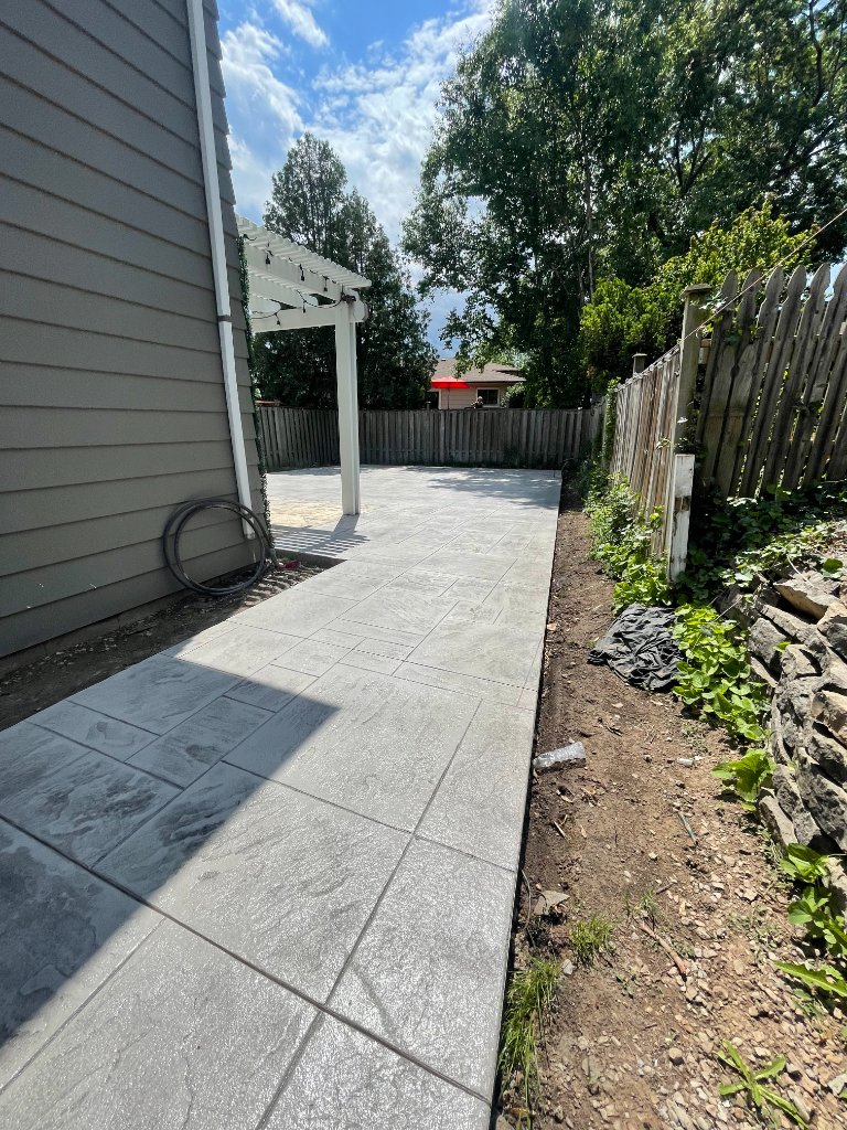 Concrete Hardscape project 2
