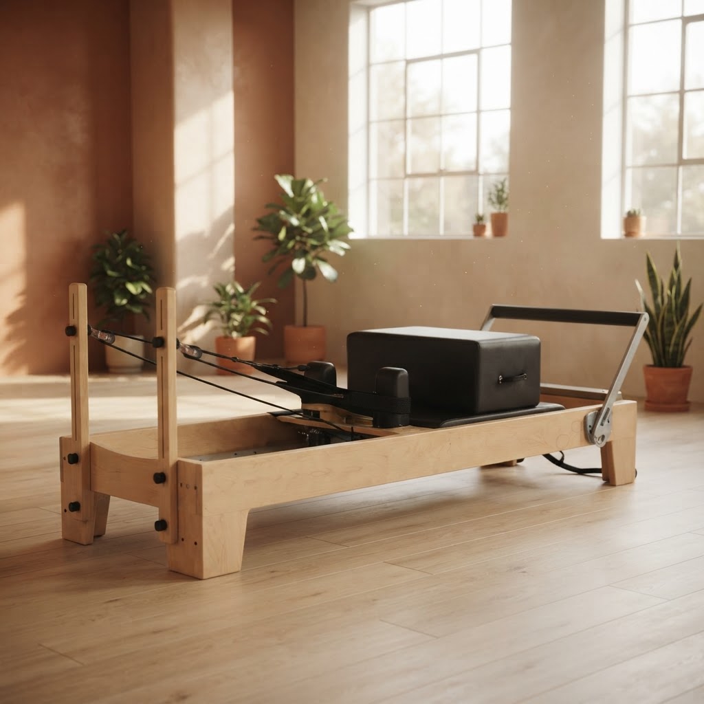 FORMA Pilates Reformer in a sunlit studio