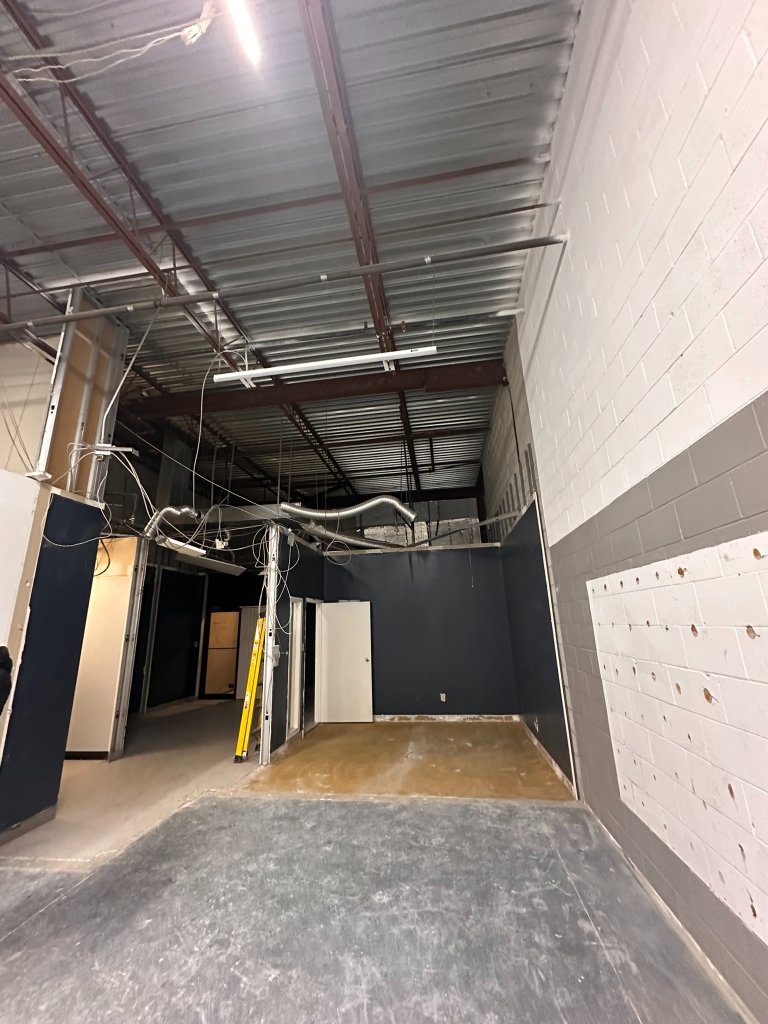 Office reception area painting