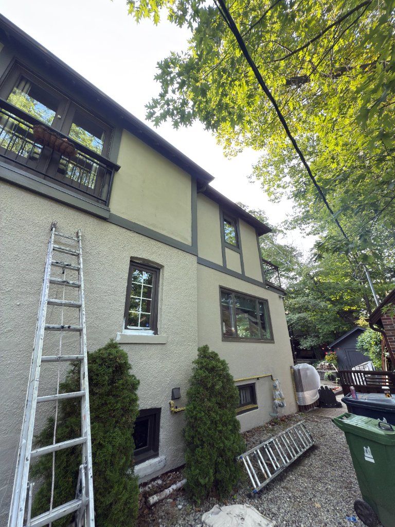 Front door staining restoration