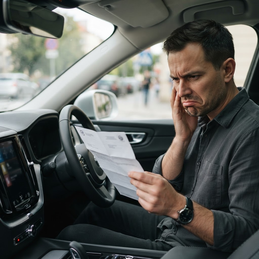 Carro multado e eu não estava dirigindo: como transferir a pontuação?
