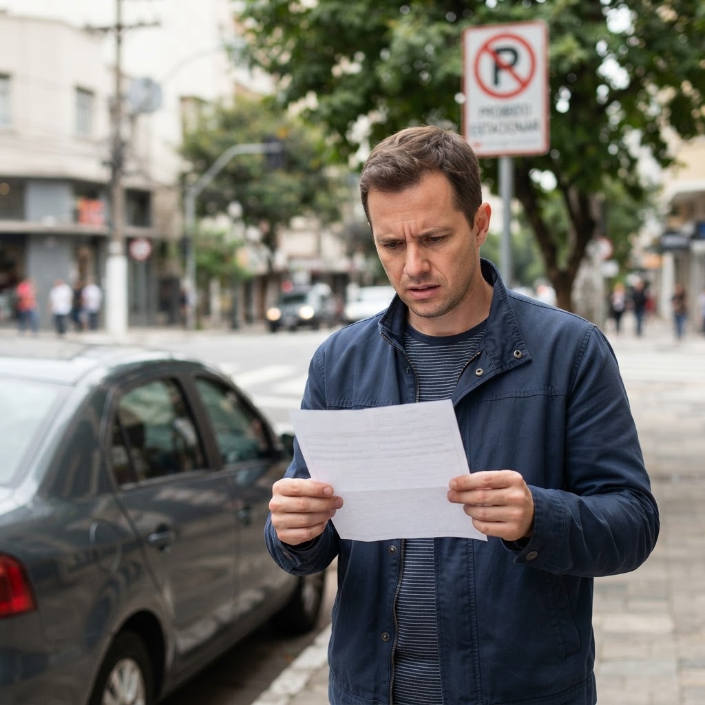 Multa por Estacionar em Local Proibido: Sinalização Falha Pode Anular sua Autuação!