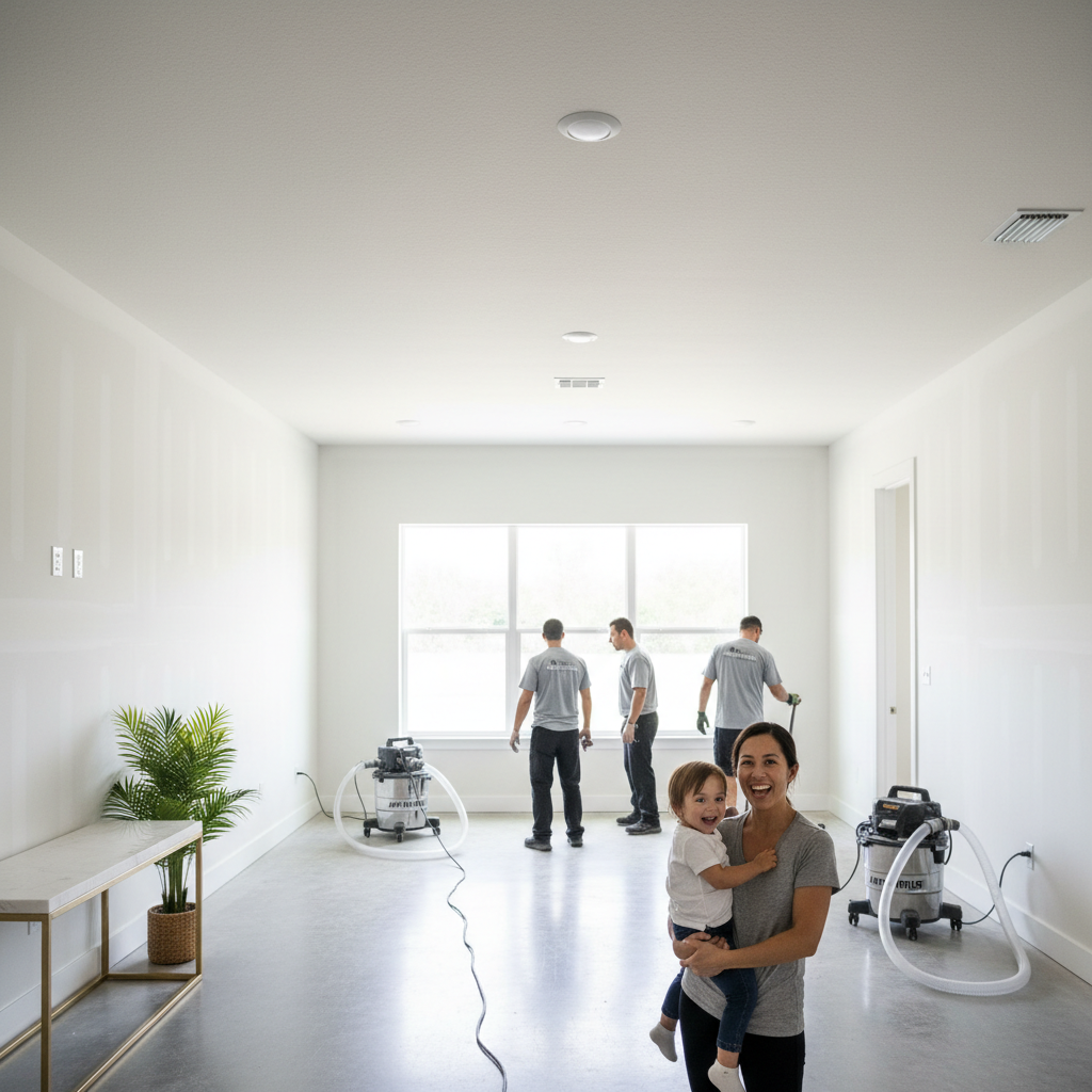 Clean home after mold remediation