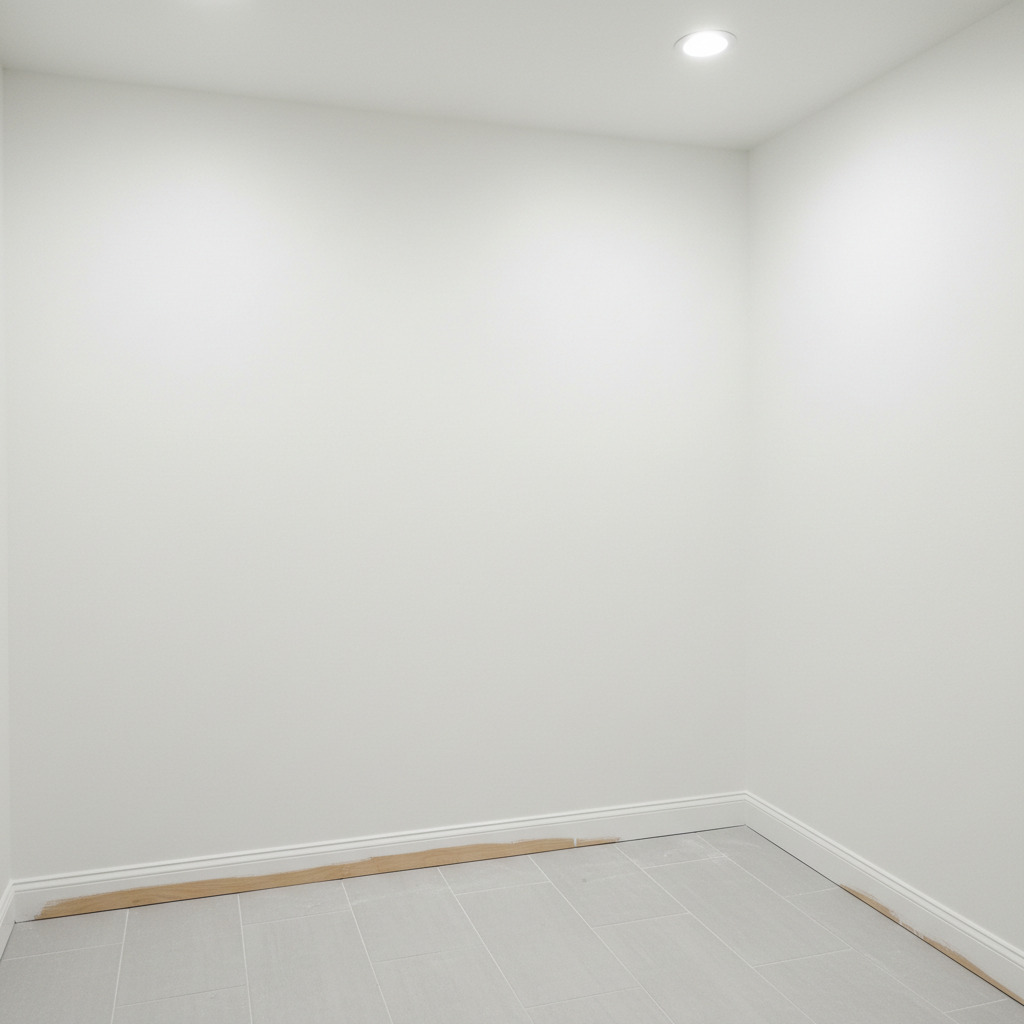 Clean, treated, and repainted surface