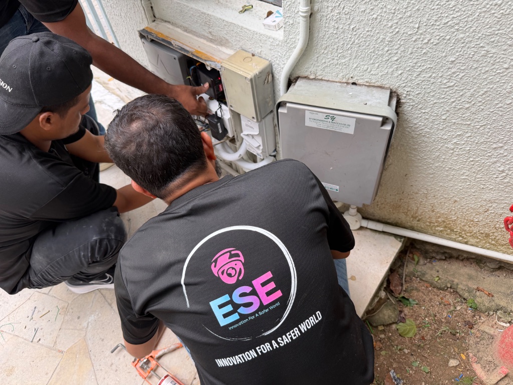 Replacement of Whole Swing Gate Motor System — Junction Box Installation
