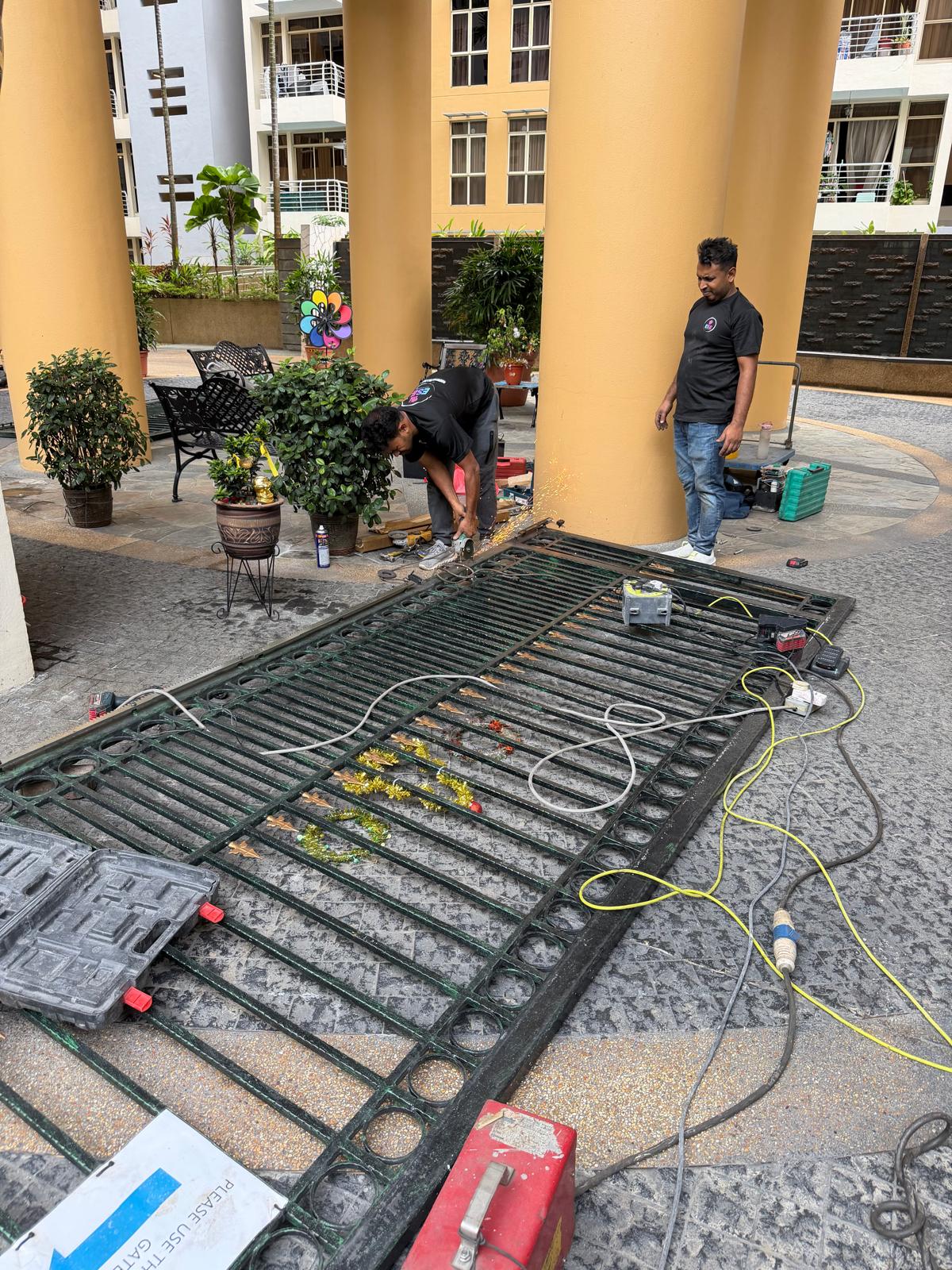 Sliding Gate Track, Gear Track, Roller & Motor System Replacement