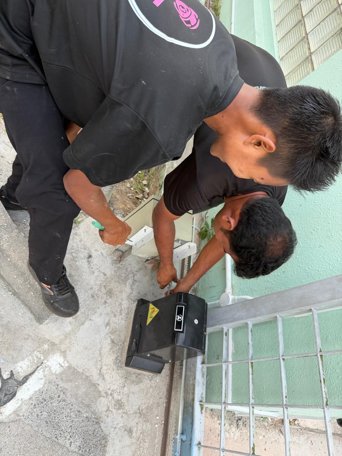 Liberty Warehouse Integrated Security & Automation — Sliding Gate Motor Setup