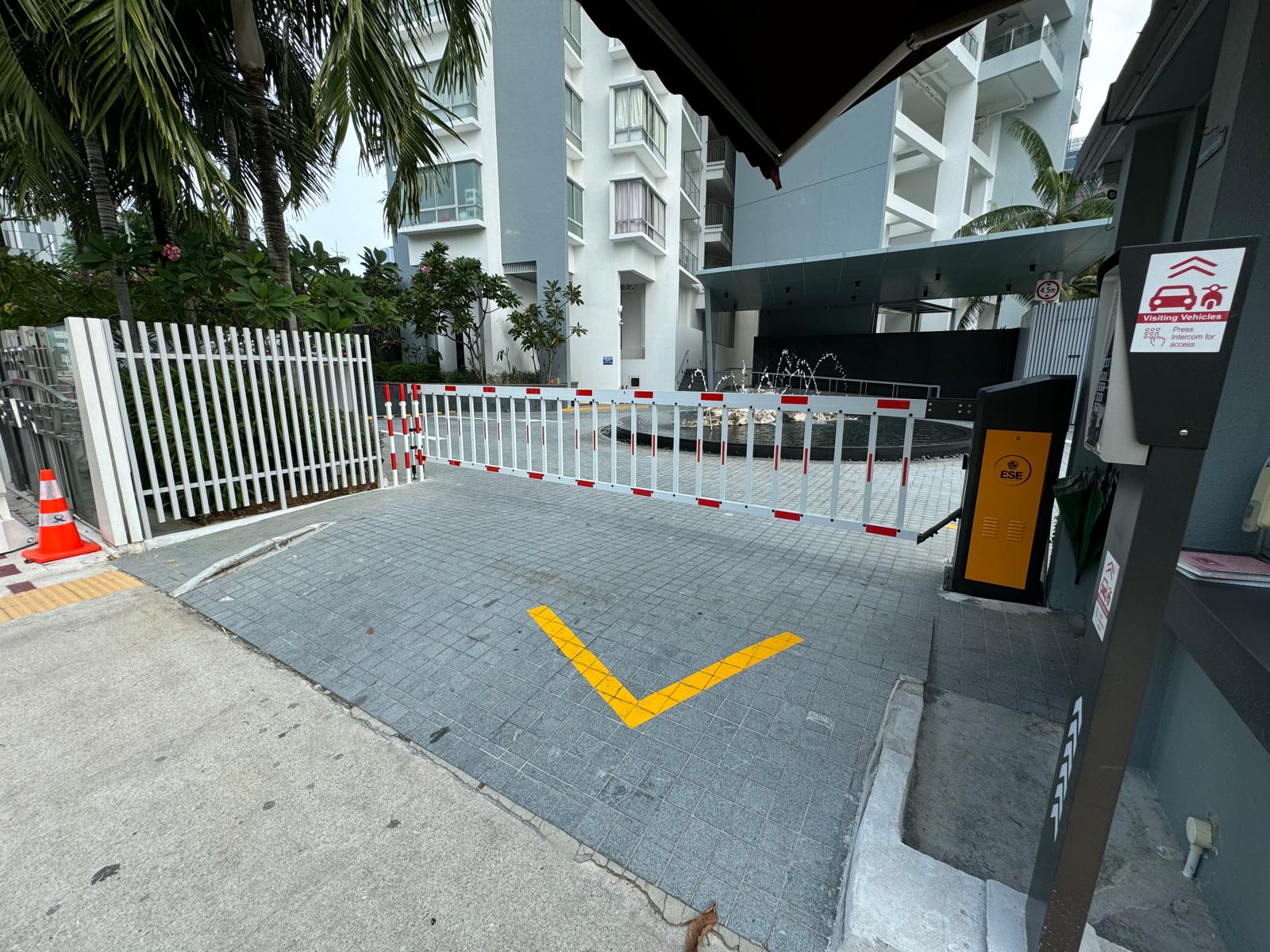 Parc Seabreeze Condo Integrated Security & Vehicle Access — Completed Gantry Barrier & Intercom System