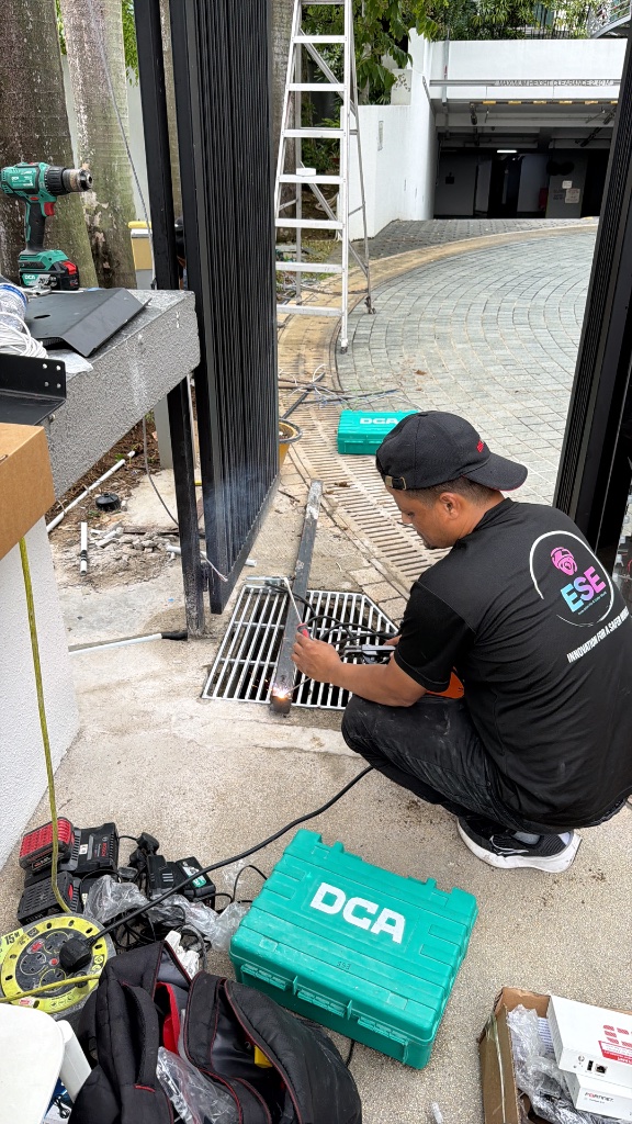 Malvern Springs Integrated Security & Vehicle Access — On-Site Fabrication Work