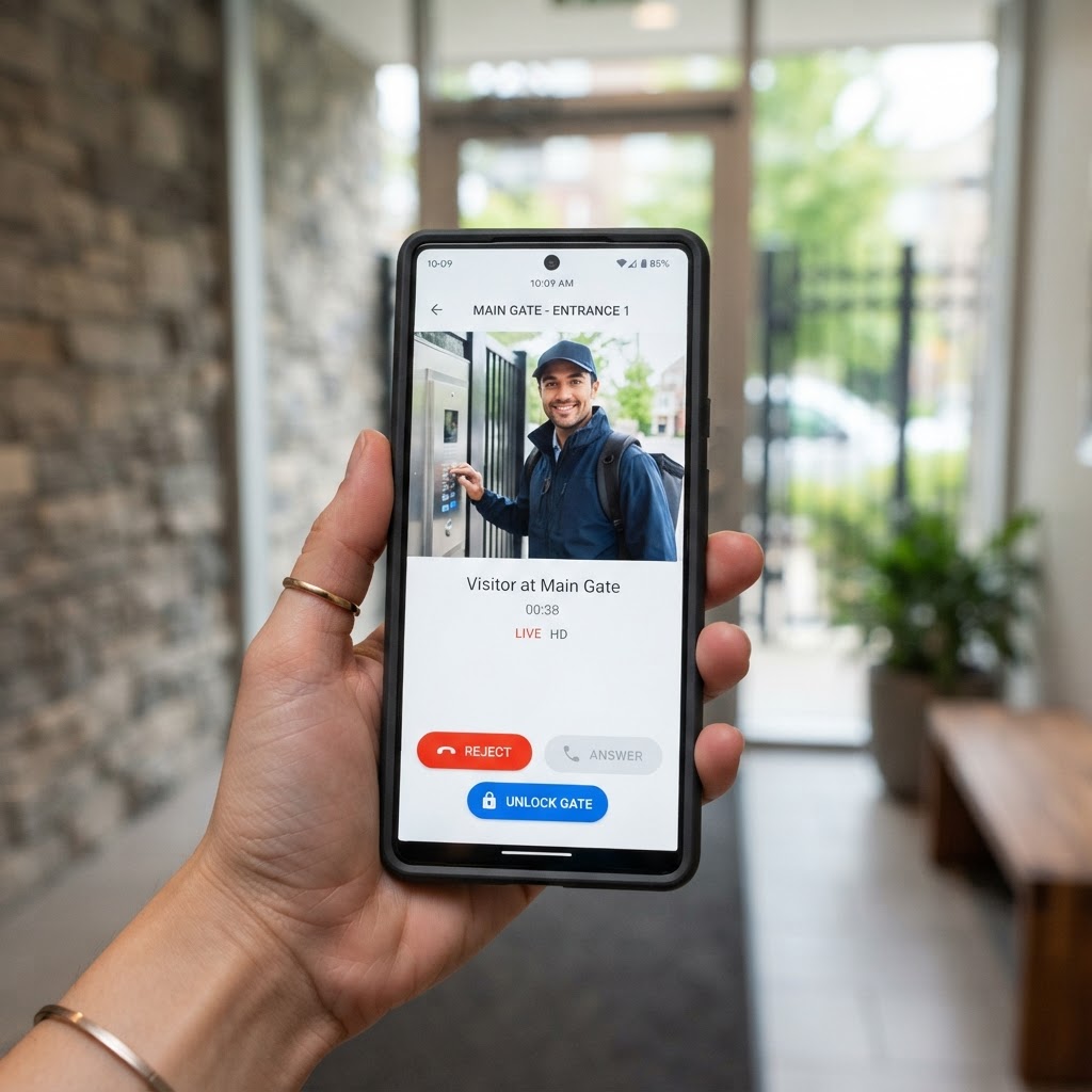 ESE+ mobile intercom app