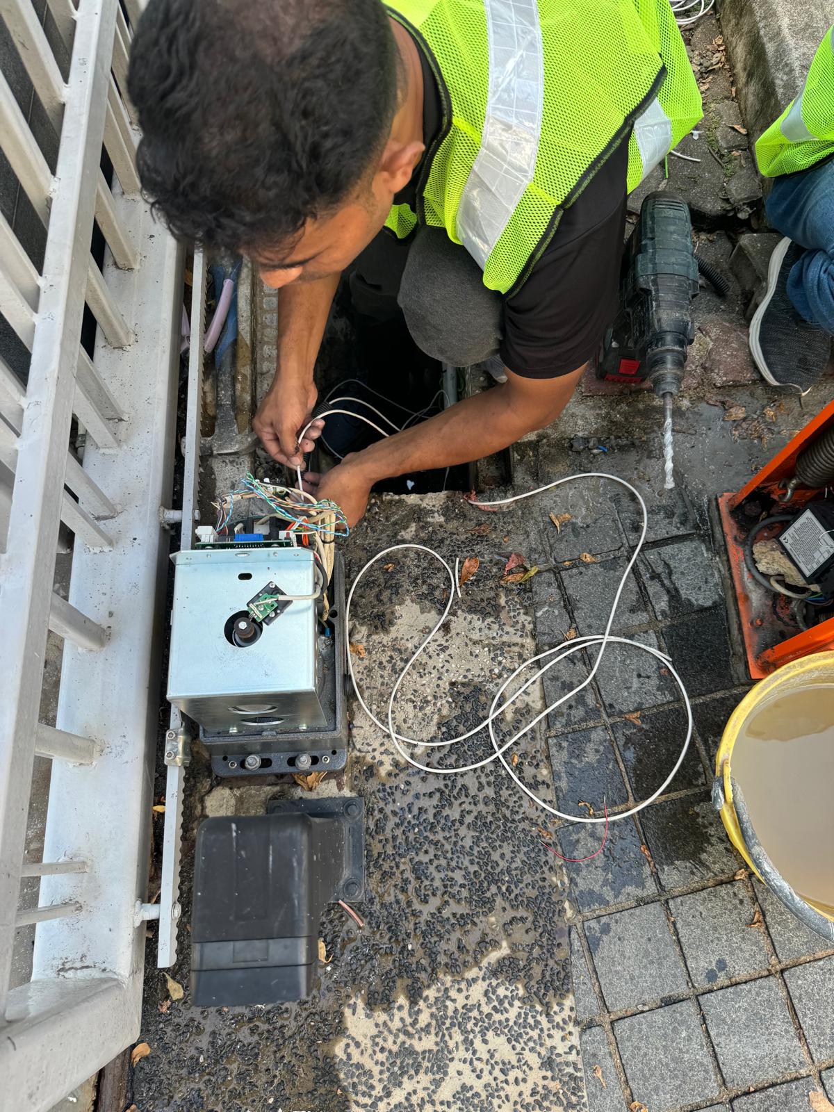 Questa @ Dunman Integrated Security & Vehicle Access — Control Unit Wiring Work