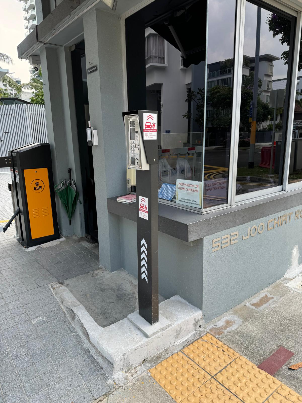 Parc Seabreeze Condo Integrated Security & Vehicle Access — Entry Intercom & Access Control Detail