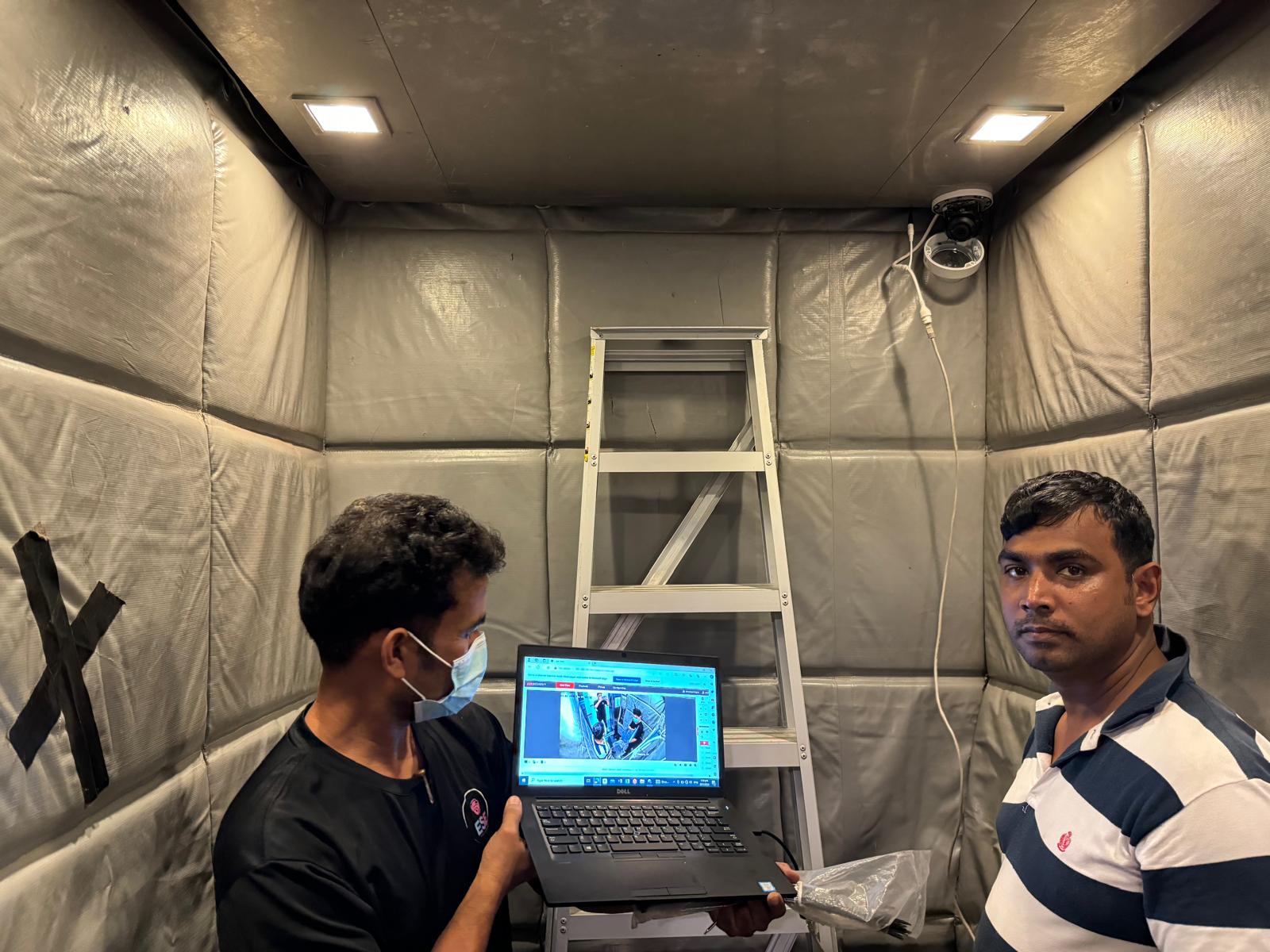 Installation of CCTV System for Lifts — Live View Verification