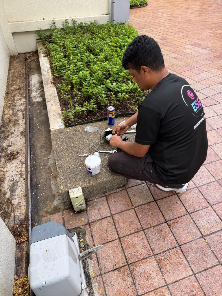 Sliding Gate Roller Replacement & Preventive Maintenance — Roller Replacement Process