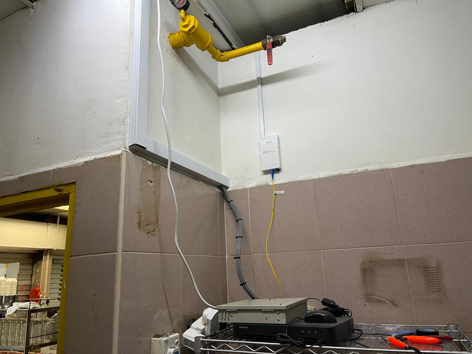 Roxy Square Coffee Shop Electrical Works & CCTV System — Completed NVR & Cabling Setup