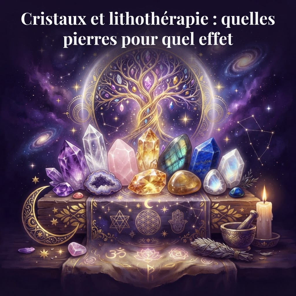 Cristaux et lithothérapie : quelles pierres pour quel effet
