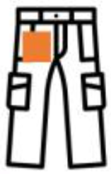 Fesse gauche